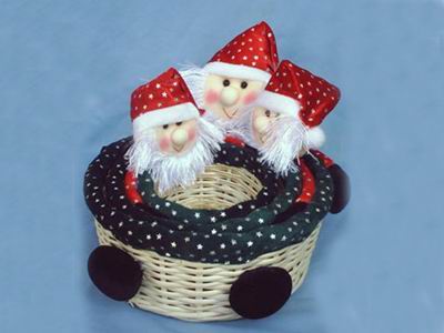Toy basket for christmas day