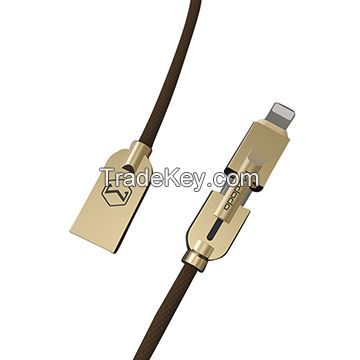 Zinc alloy made port usb cable with factory price for apple iphone 6 samsung micro usb