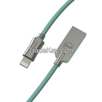 Zinc alloy made port usb cable with factory price for apple iphone 6 samsung micro usb