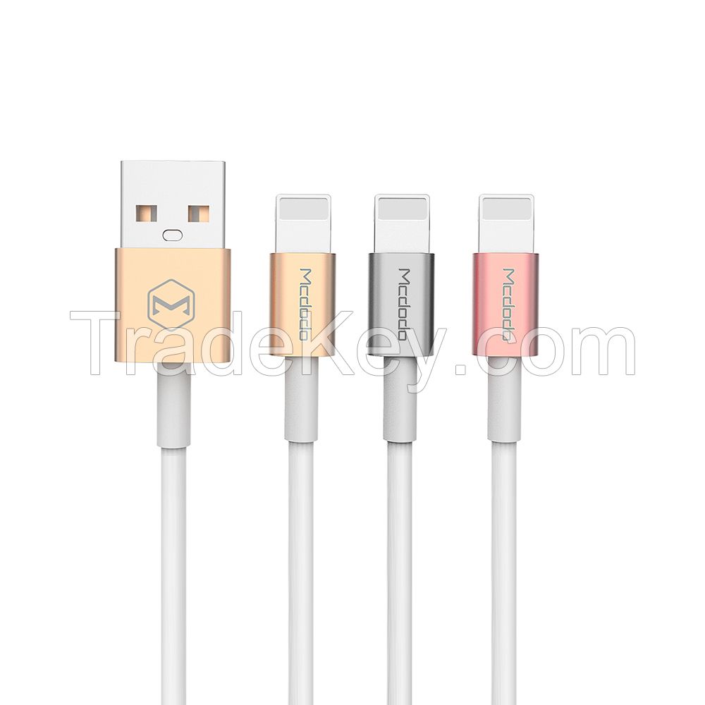 Zinc alloy made port usb cable with factory price for apple iphone 6 samsung micro usb