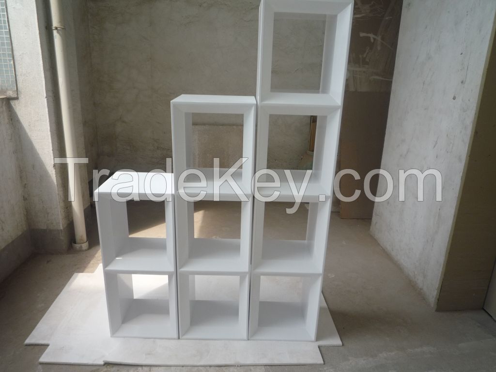 modern high gloss DIY cube bookcase