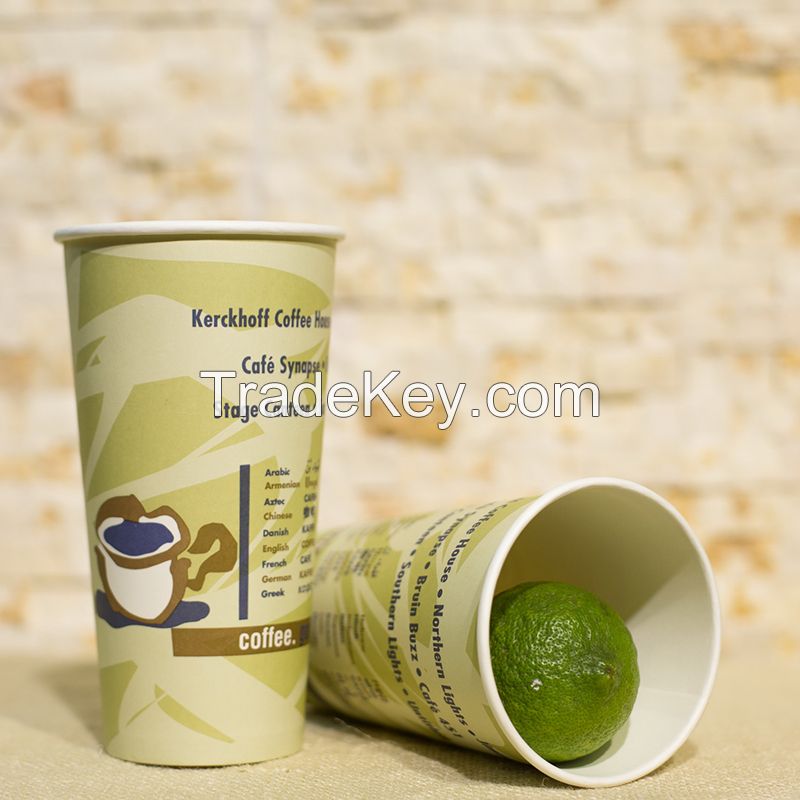 Eco-Kraft Paper Cup with SGS, FDA
