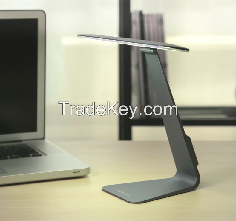 3 Modes Fashion Ultra-thin LED Charging Desk Lamp Smart Touch Eyes Protective Folding Night Light