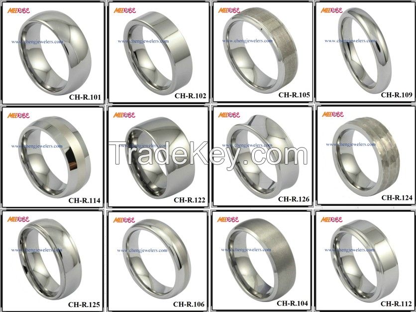 Ring jewelry China supplier,camo ring,tungsten ring for men and women