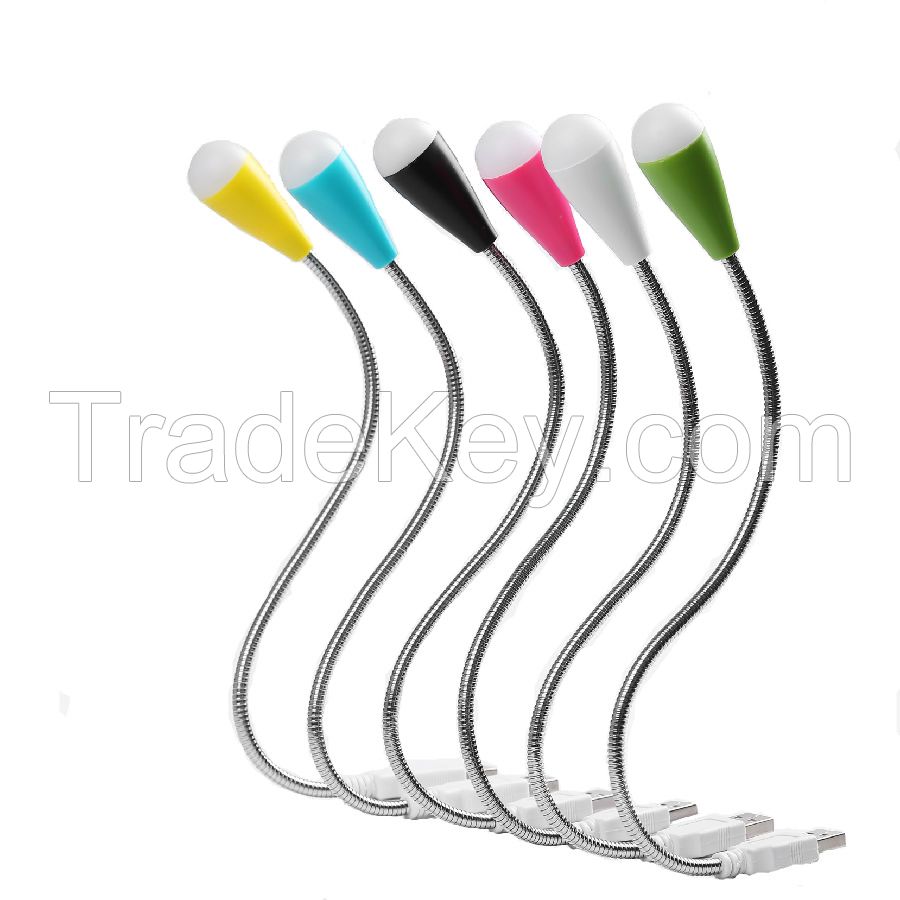 led micro usb flashing light pc reading desk lamp light