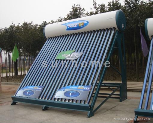 non-pressured solar water heater system