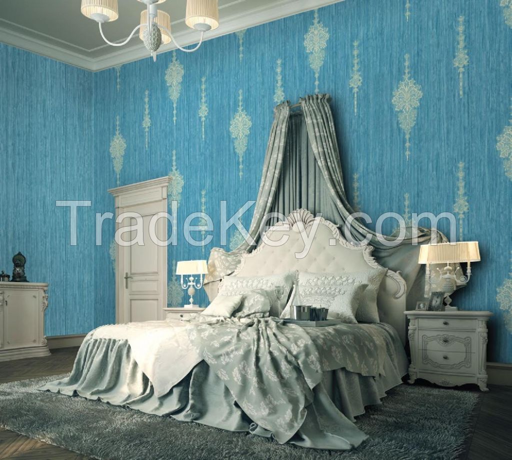 Vinyl Wallpaper Pvc Wallcovering 106cm width Turkey-Crown