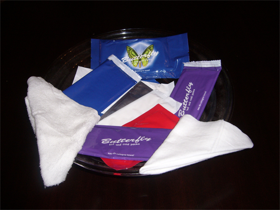 Butterfly Hot and Cold Refresher Towels