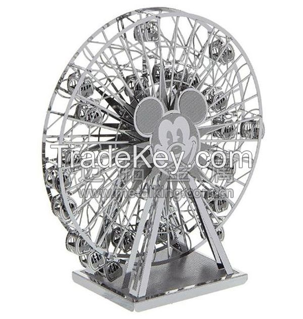 stainless steel Disney ferris wheel 3D jigsaw