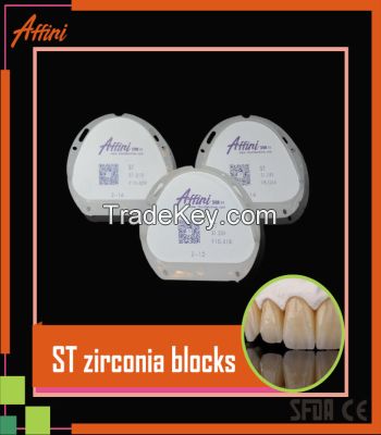 High Strength Denture Material Cadcam Milling Machine Dental Zirconia blocks
