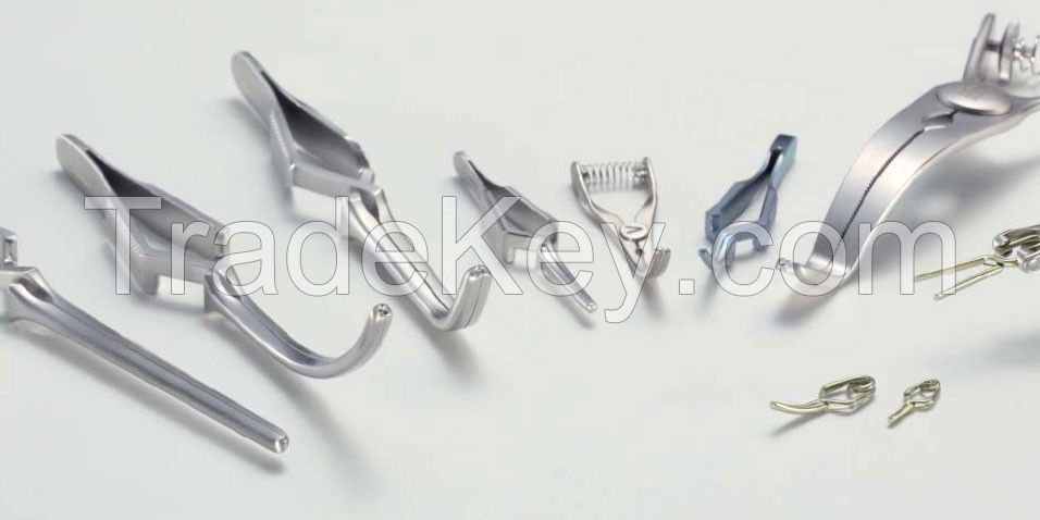 Cardiovascular Surgery Instruments included vascular clips scissors forceps and needle High Quality Stainless Steel.