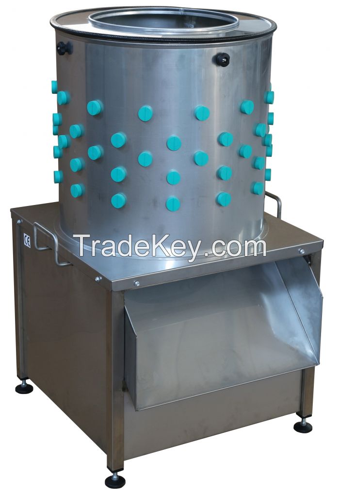 Poultry plucking machine, chicken plucking machine - Made in Italy - Stainless Steel