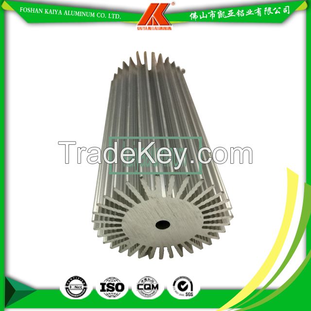 50MM Sun Flower Aluminum Heatsink Cooling Profile extruded aluminum