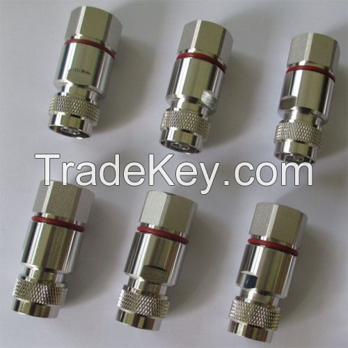 RF N male connector for 1/2 coaxial cable