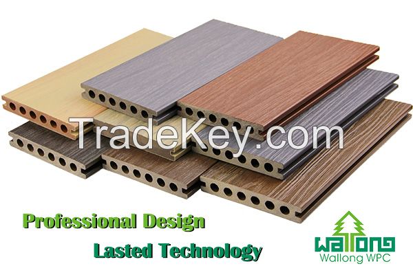 WPC Wood plastic composite decking for garden deck in Iran Buildex