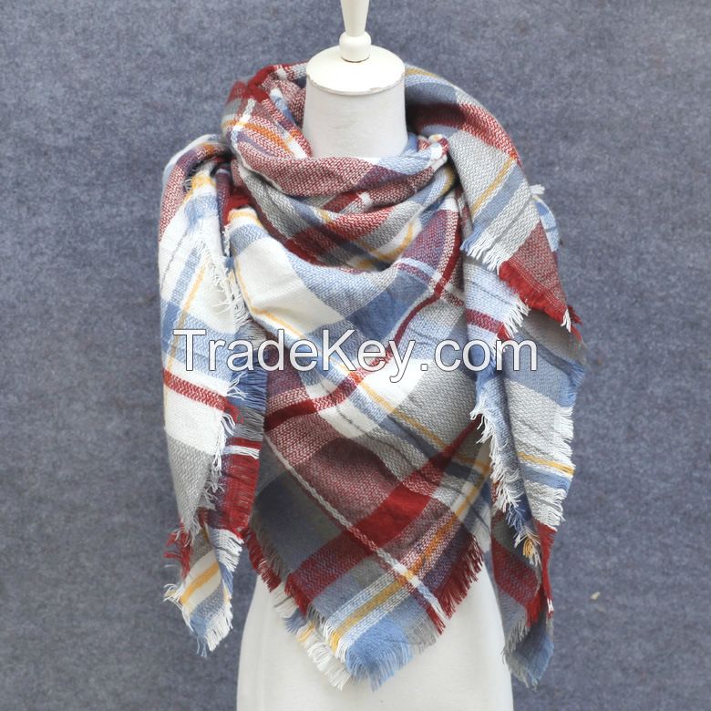 New color Scarves Winter Fashion Woman's Oversized Cashmere Shawl Wrap