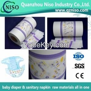 Baby diaper Cloth Like back sheet film, wholesale diaper bags backpack