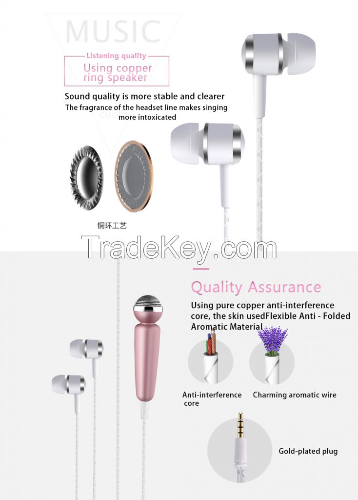 Coolcold Mini Portable Karaoke Microphone For Mobile Phone