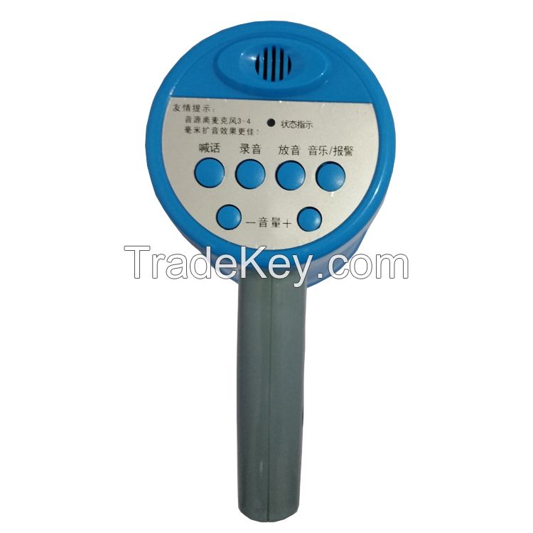 New design handheld megaphone with U disk and tf card