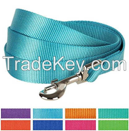 Blueberry Pet Classic Solid Color Dog Leash, 7 Colors, Matching Collar & Harness Available Separately