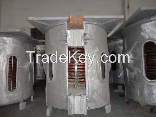 750kg Metal Melting Furnaces for copper, iron and steel