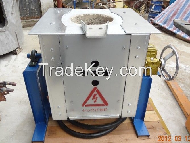 100kg Small melting furnace for aluminum