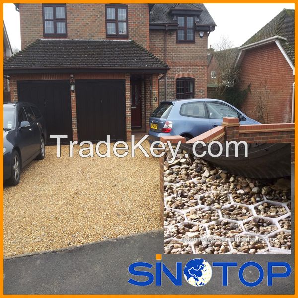 Gravel paving grid