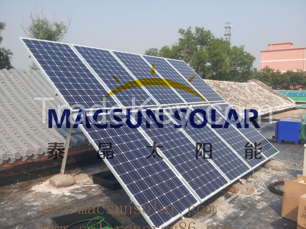 Rooftop solar power systems