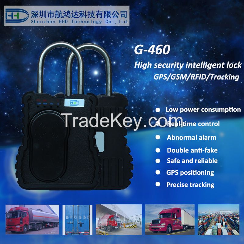 GPS container lock of cargo transportation solution, capable of tracking ability with GPS or SMS