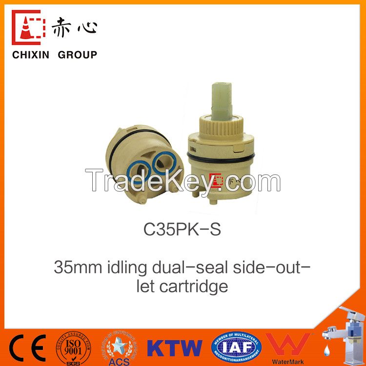 35mm faucet ceramic disc cartridge with three ring