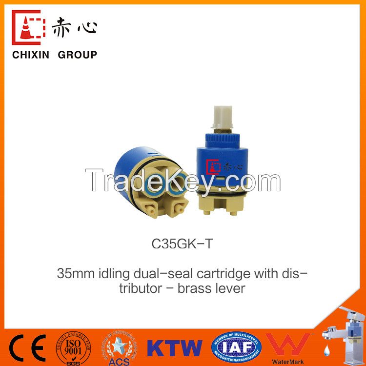 35mm faucet ceramic disc cartridge with three ring