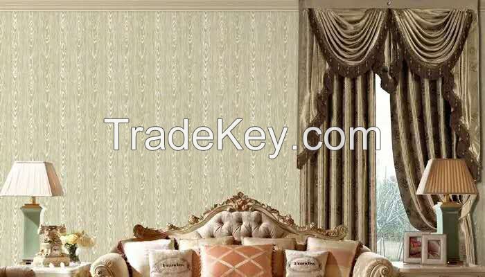 &quot;Qiteli&quot; brand hot selling 2017 new design modern seamless  textile wallpaper wall cloth wall fabric