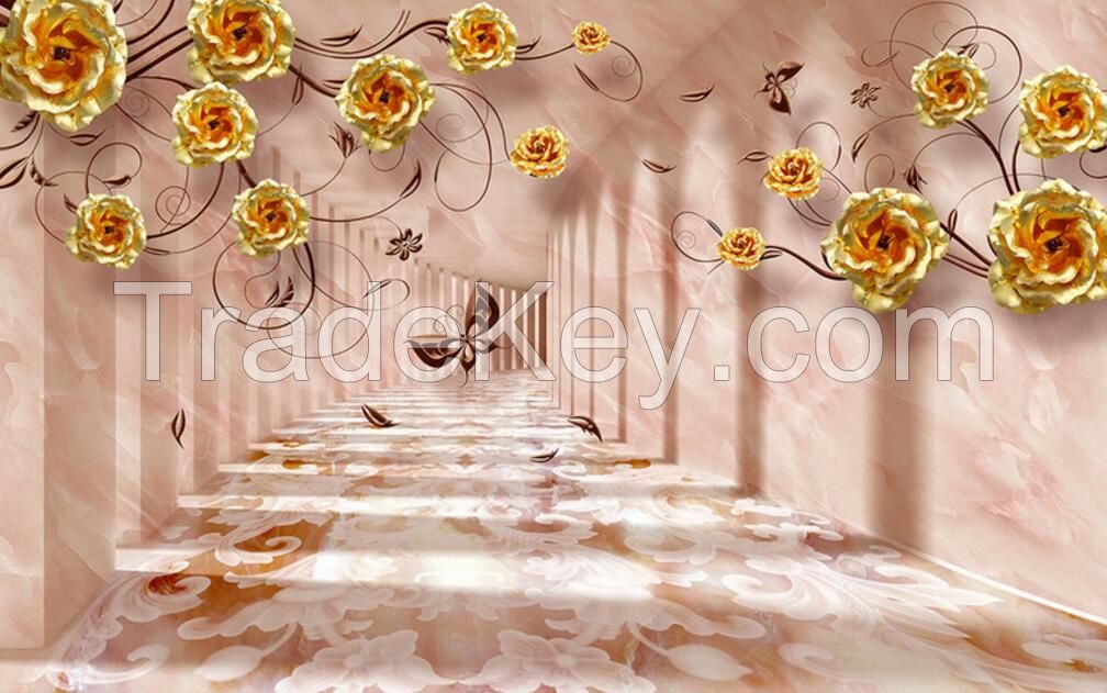 3D modern wall mural wall painting wallcovering for home  decoratrion oil paintings