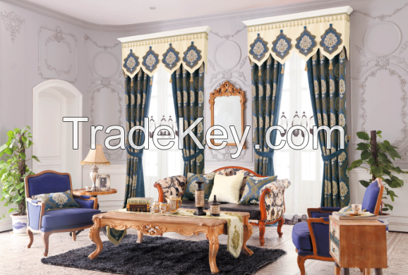 Brand curtain kits curtain cloth and accessories trcak, simple style