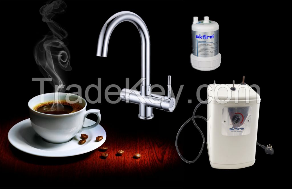 Instant boiling water tap drinking taps with water heater tank &amp;amp; filter