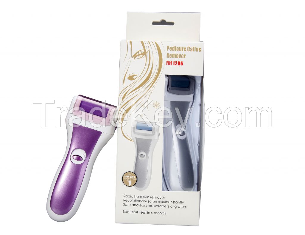 New Arrived 4 Replaceable Heads Pedicure Callus Remover