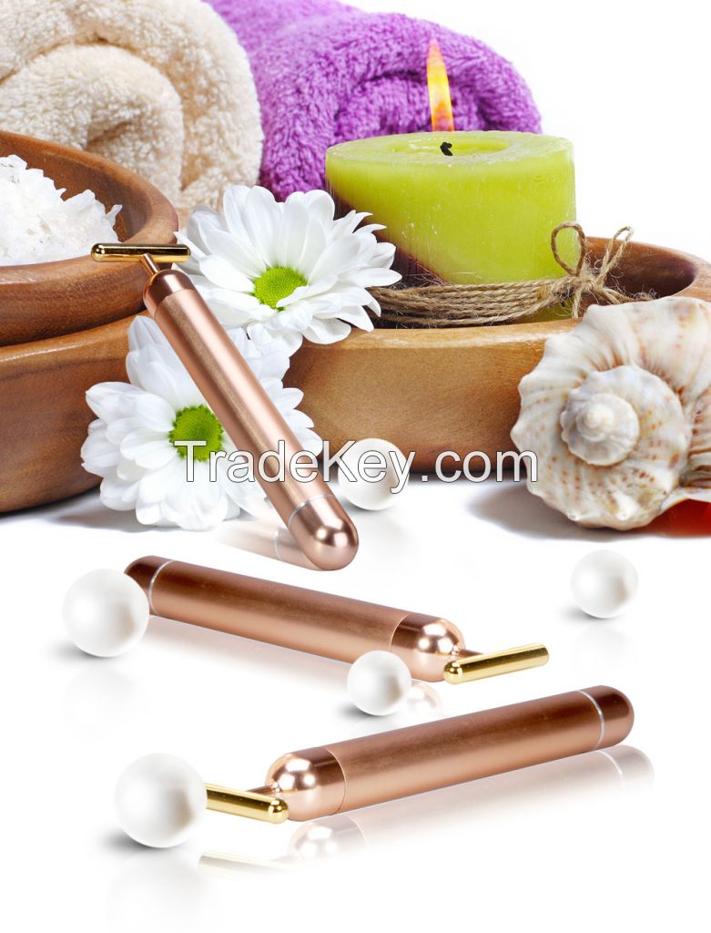 Energy 24k Gold Beauty Bar Vibrating Facial Massager