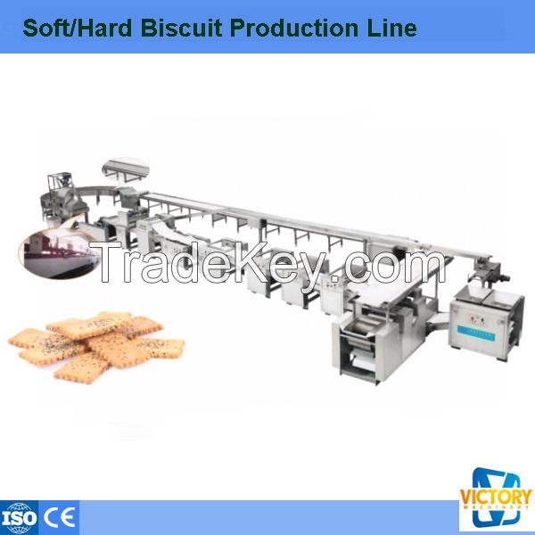 Full automatic Soft/Hard Biscuit Production Line