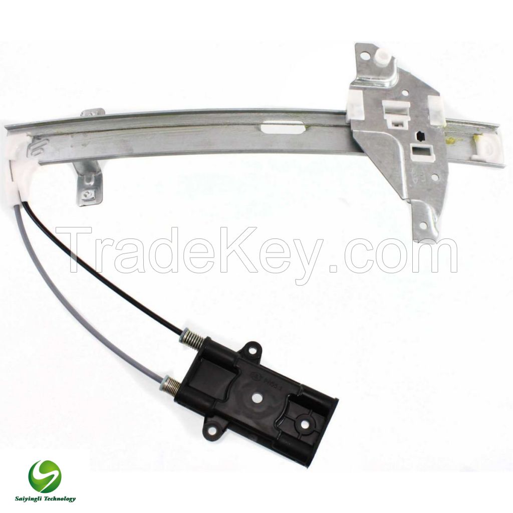 Saiyingli Technology Rear Driver (Left) Side New Aftermarket Replacement Power Window Regulator Without Motor Assembly For 97-02 Century Regal Intrigue 