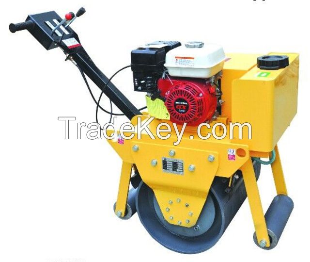 small 700mm handle hydralic single drum vibratory road roller for sale