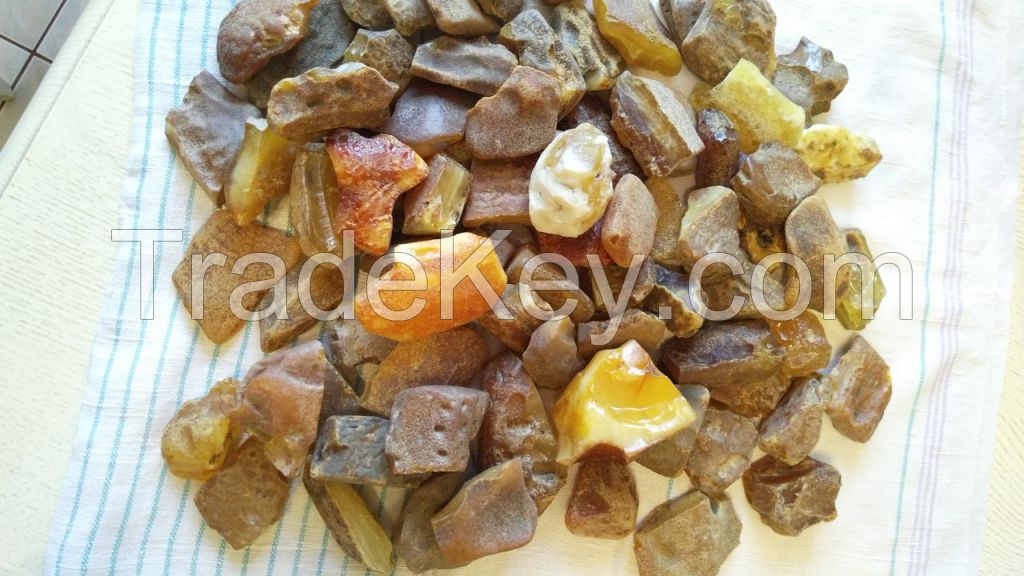 NATURAL BALTIC RAW AMBER MATERIAL 50-100 gr