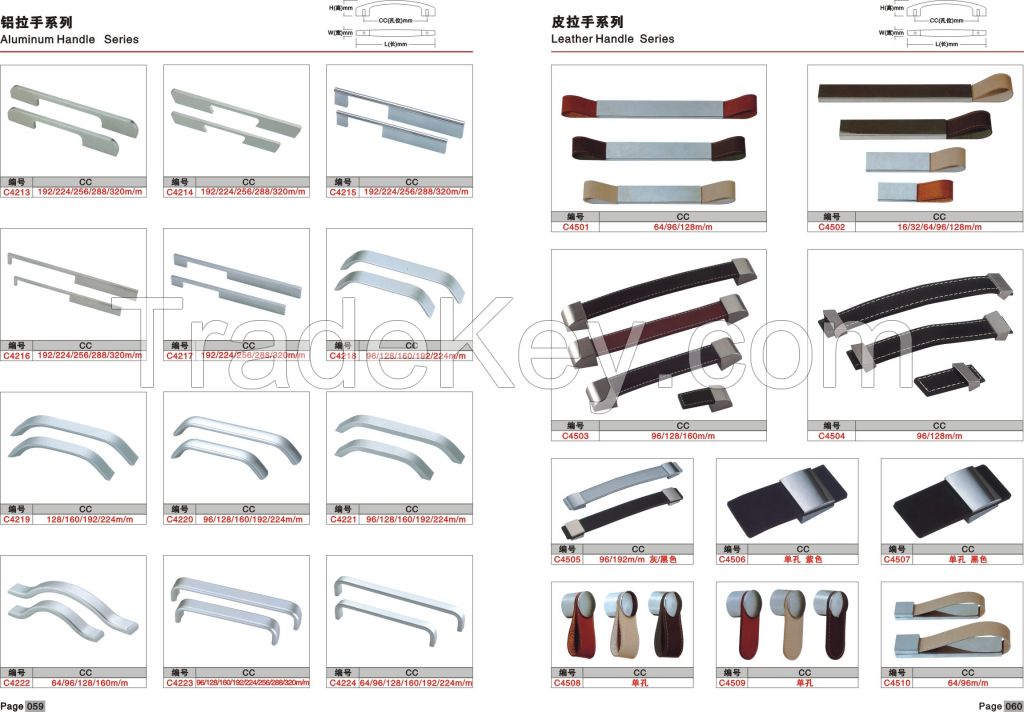 Zinc alloy handle knob kitchen handle cabinet handle furniture handle