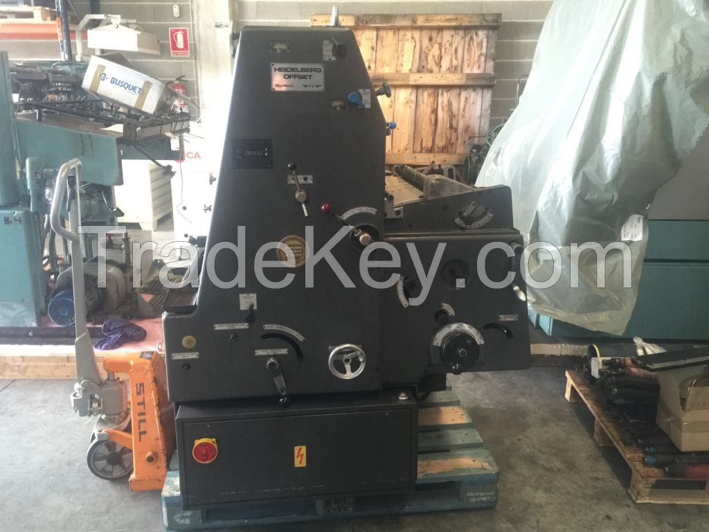 Used Printing machine GTO 46 1973