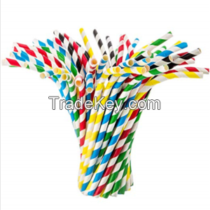 Wholesale 100% Biodegradable Bendable Paper Straws