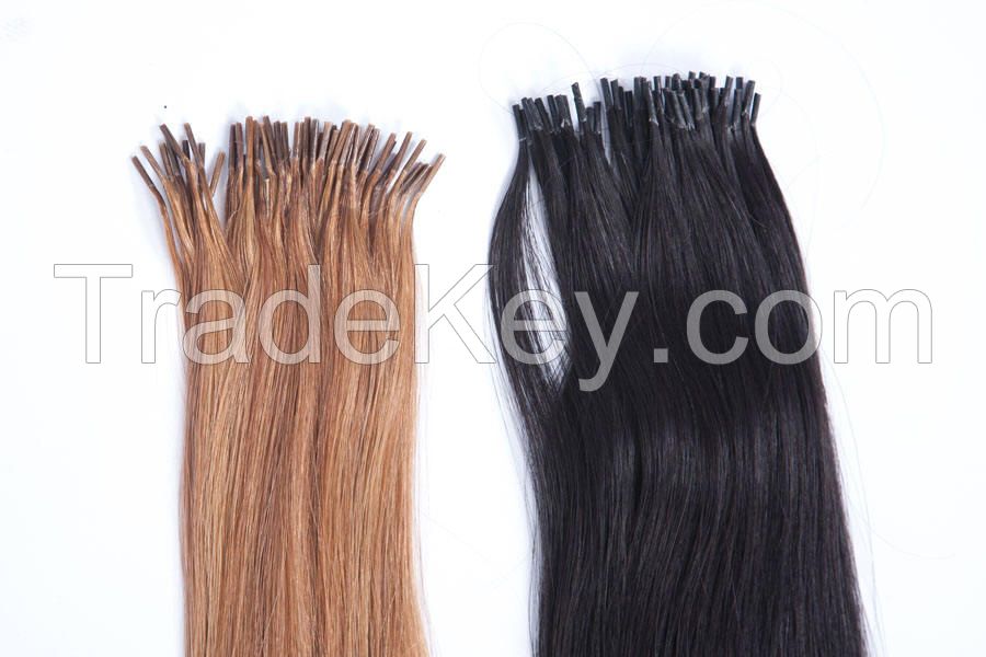 Human Remy I-tip/stick hair extensions