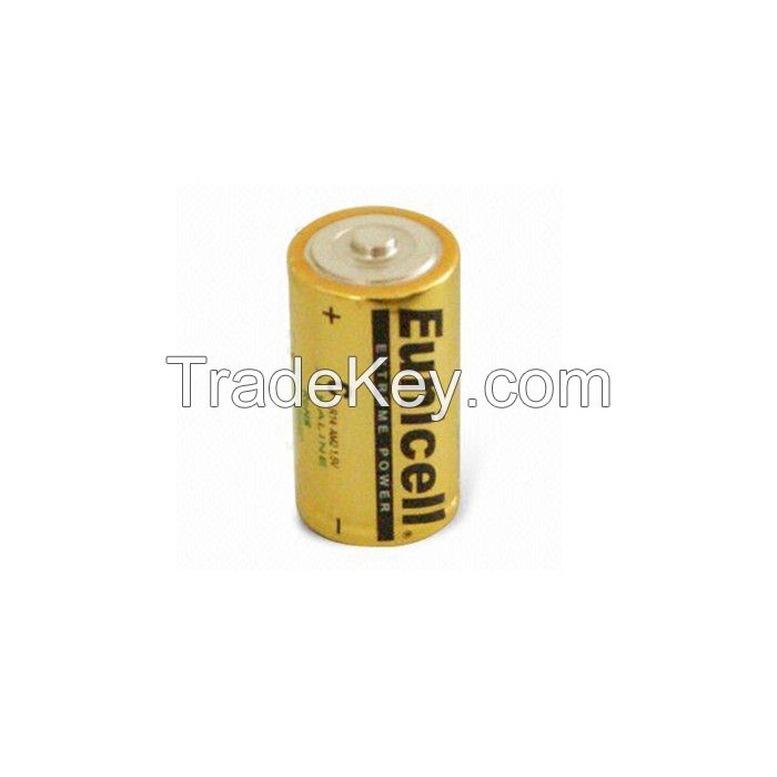 Super heavy duty 1.5V C LR14 Alkaline Battery with CE RoHS SGS certifications