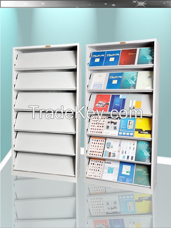 Wholesale assemble library magazine display rack