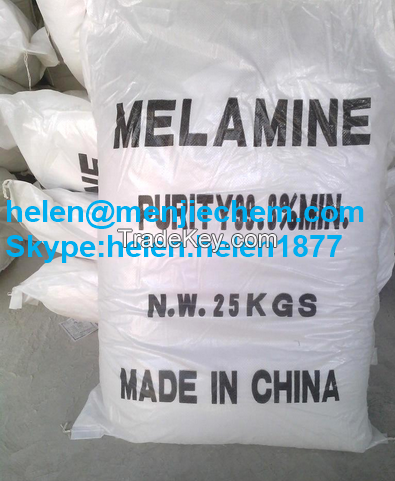 99.8% Melamine powder with lowest price made in china