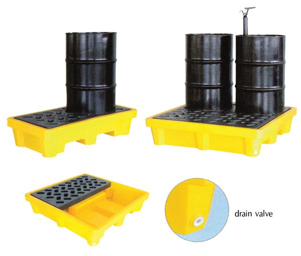 Oil spill pallets