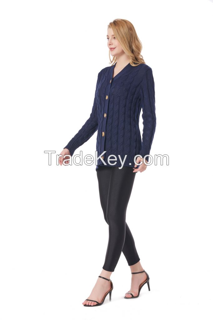 Women's Cardigans Sweaters Long Sleeve Open Front Soft Outerwear